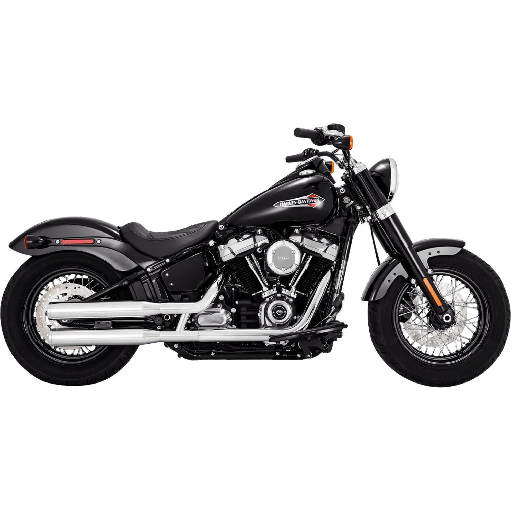 VANCE & HINES - Silencieux 3" Eliminator 300 PCX - Softail 18-24 Chrome ou Noir