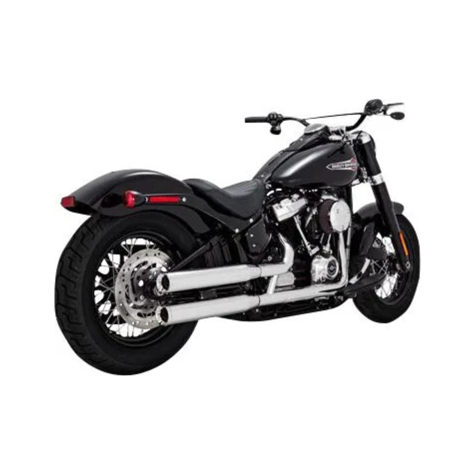 VANCE & HINES - Silencieux 3" Eliminator 300 PCX - Softail 18-24 Chrome ou Noir