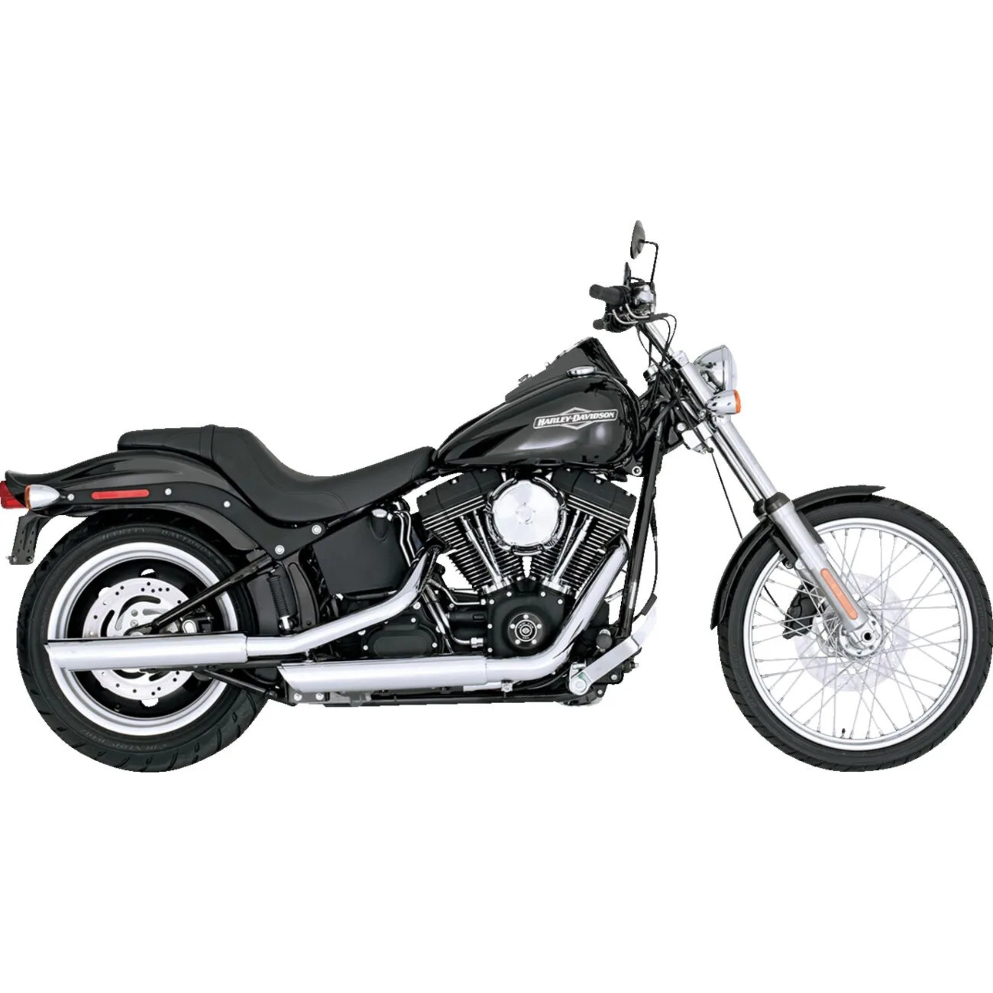 VANCE & HINES - Silencieux 3" Twin Slash - Softail 07-09 Chrome ou Noir
