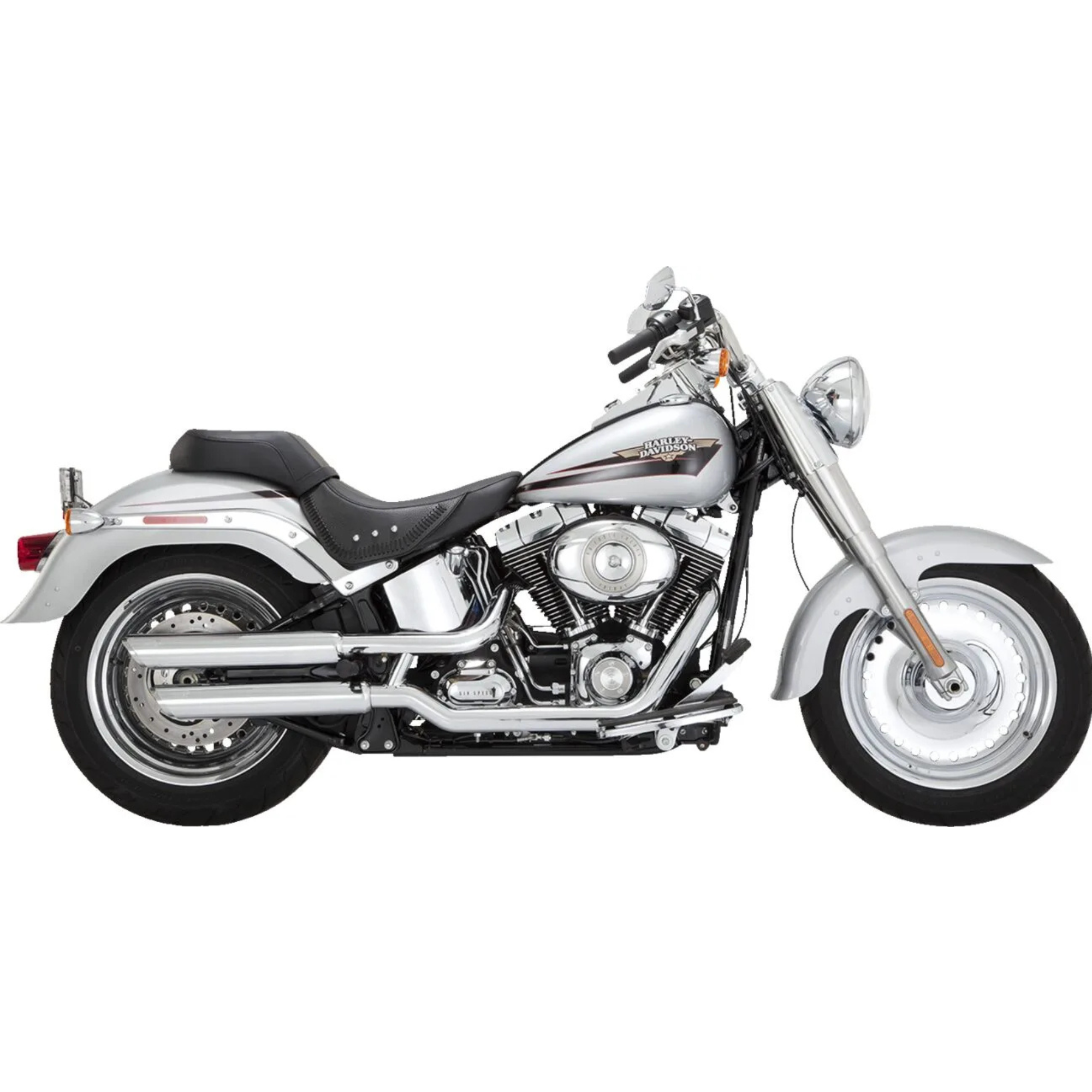 VANCE & HINES - Silencieux 3" Twin Slash PCX - Softail 10-17 Chrome ou Noir