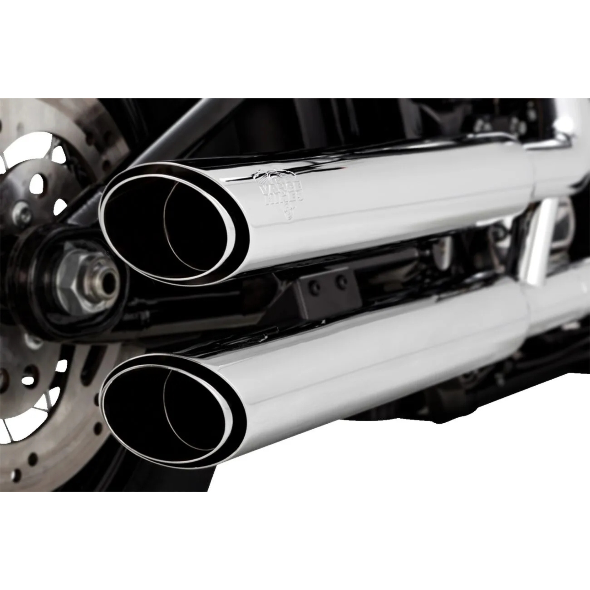 VANCE & HINES - Silencieux 3" Twin Slash PCX - Softail 18-24 Chrome ou Noir