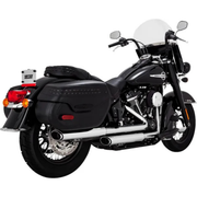 VANCE & HINES - Silencieux 3" Twin Slash PCX - Softail FLI, FLHC(S), FLDE 18-24 Chrome ou Noir