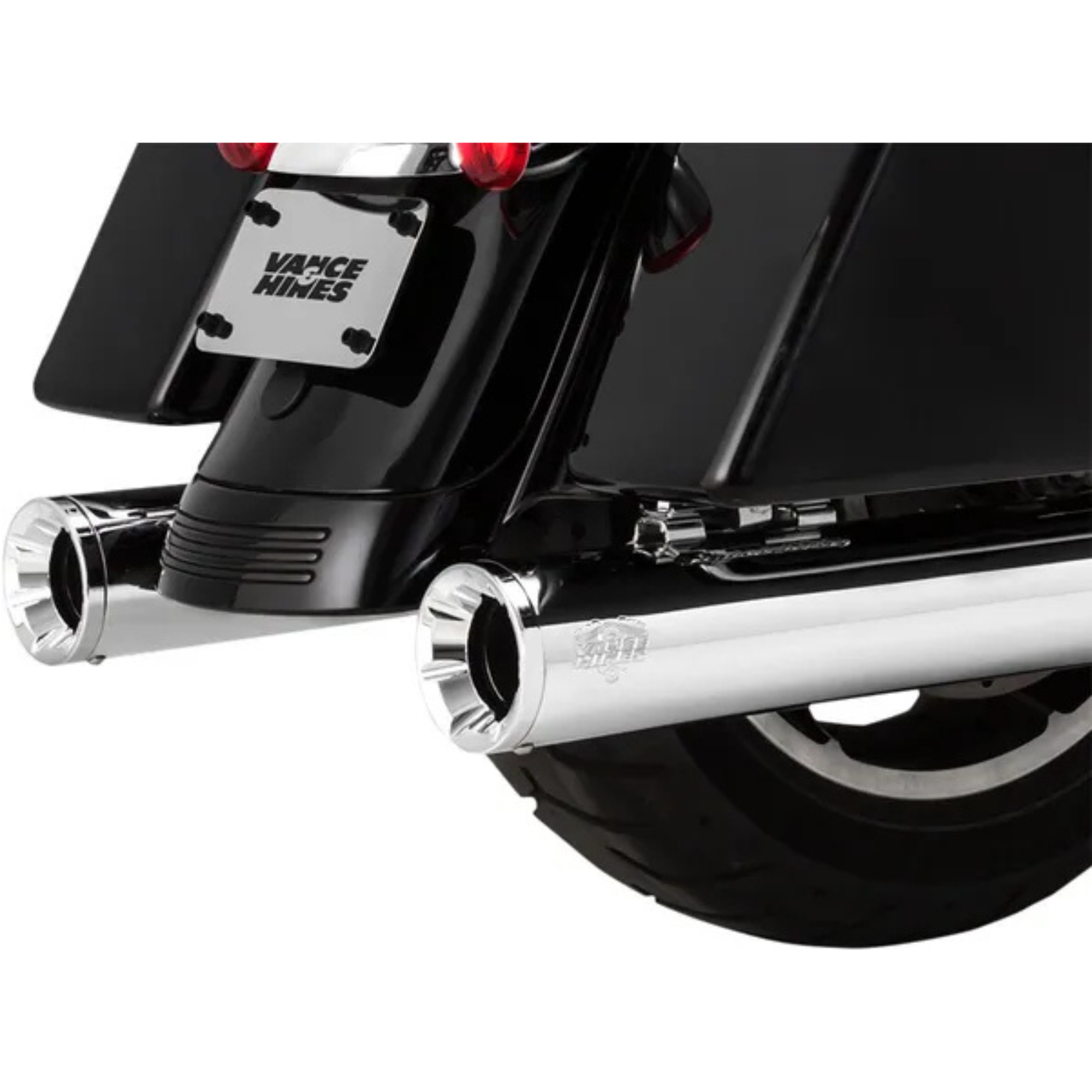 VANCE & HINES - Silencieux 4" Eliminator 400 - Touring 17+ Chrome ou Noir