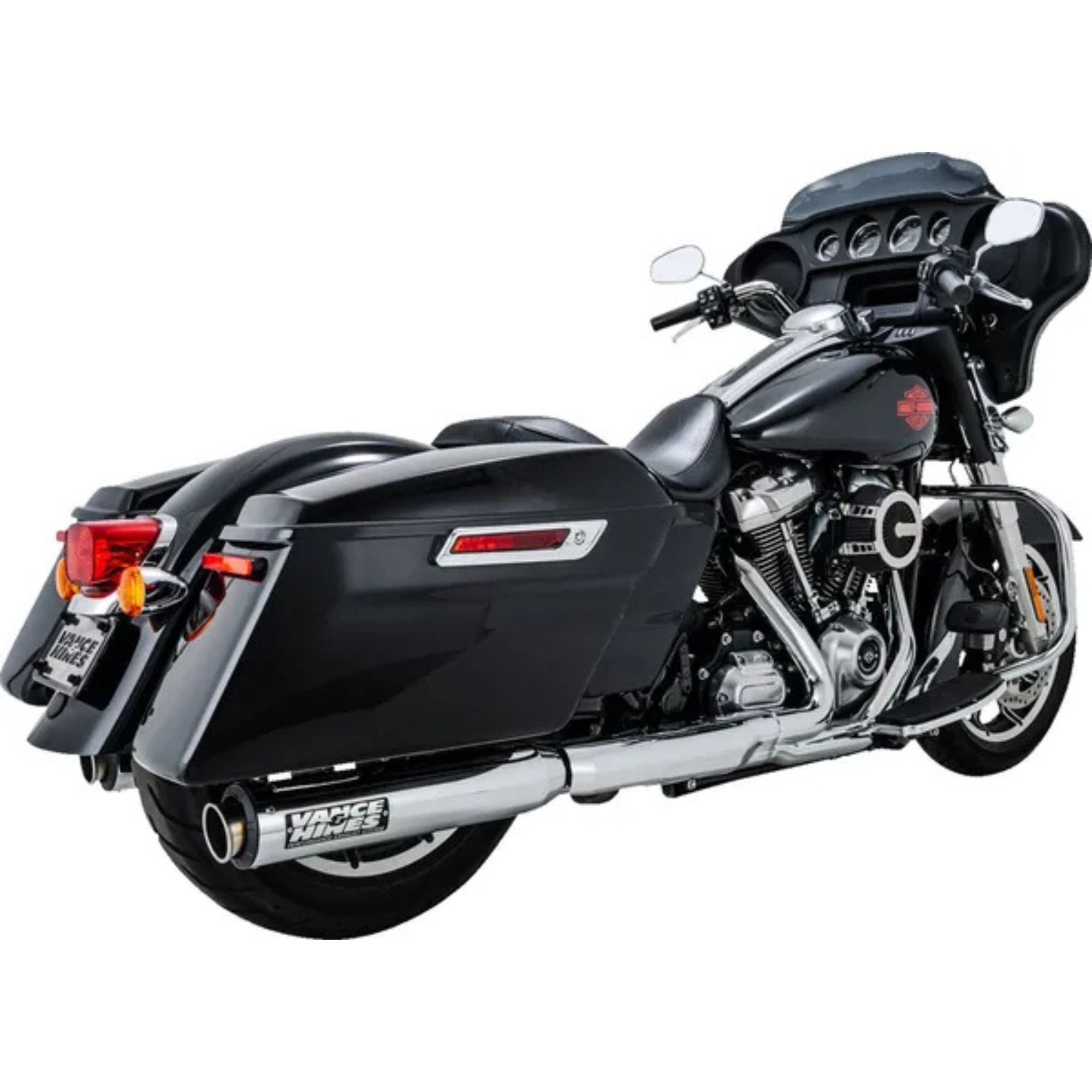 VANCE & HINES - Silencieux 4" Supersport - Touring 17+ Chrome ou Noir
