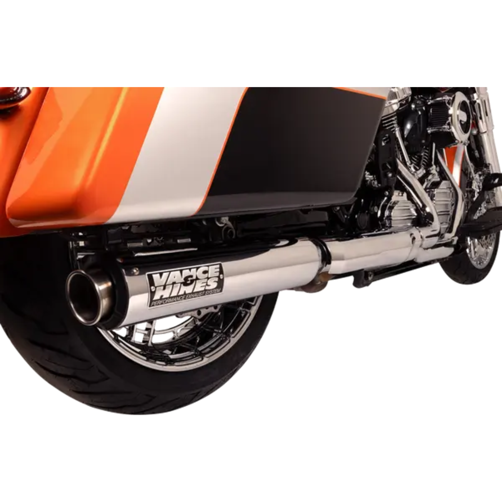 VANCE & HINES - Silencieux 4" Supersport - Touring 17+ Chrome ou Noir