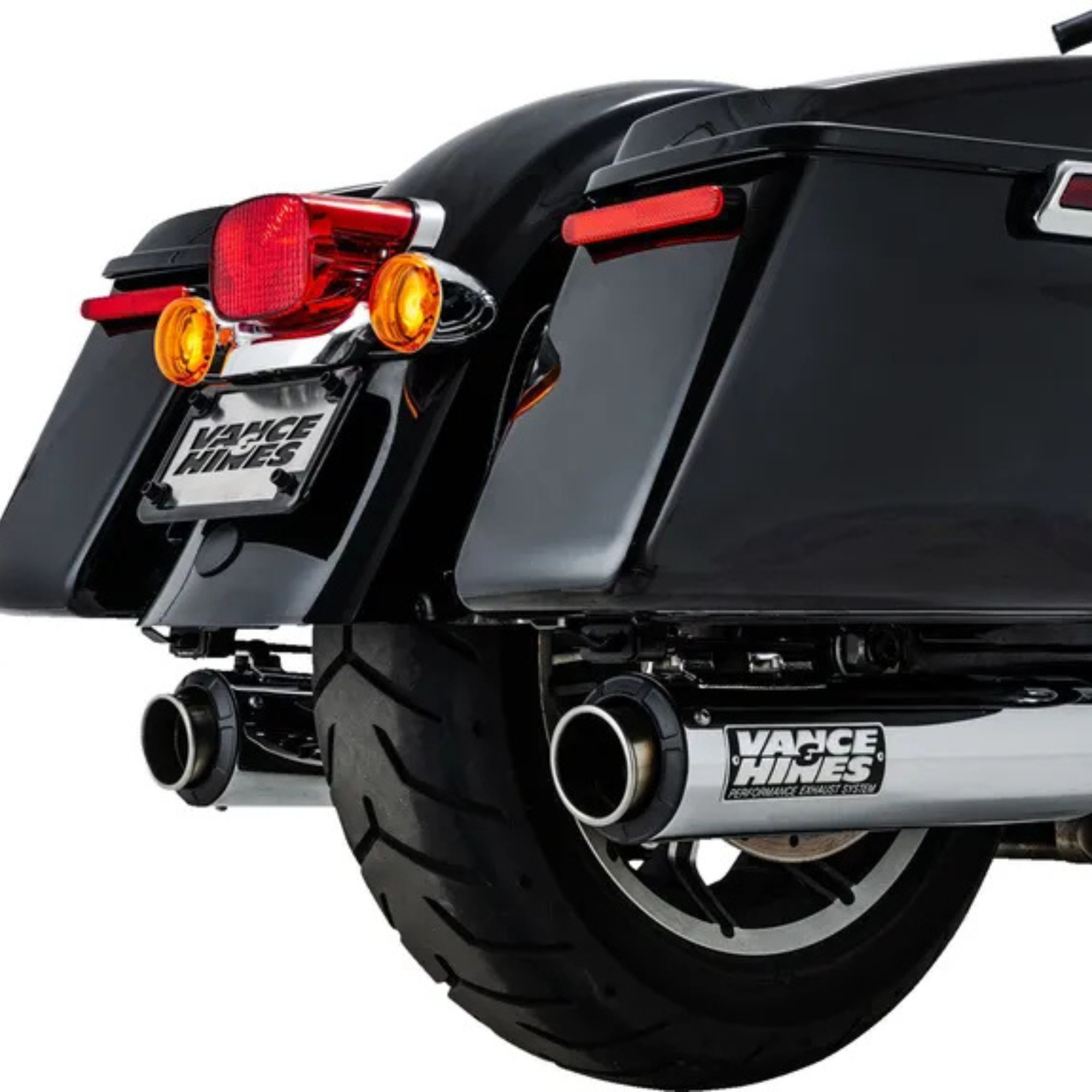 VANCE & HINES - Silencieux 4" Supersport - Touring 17+ Chrome ou Noir