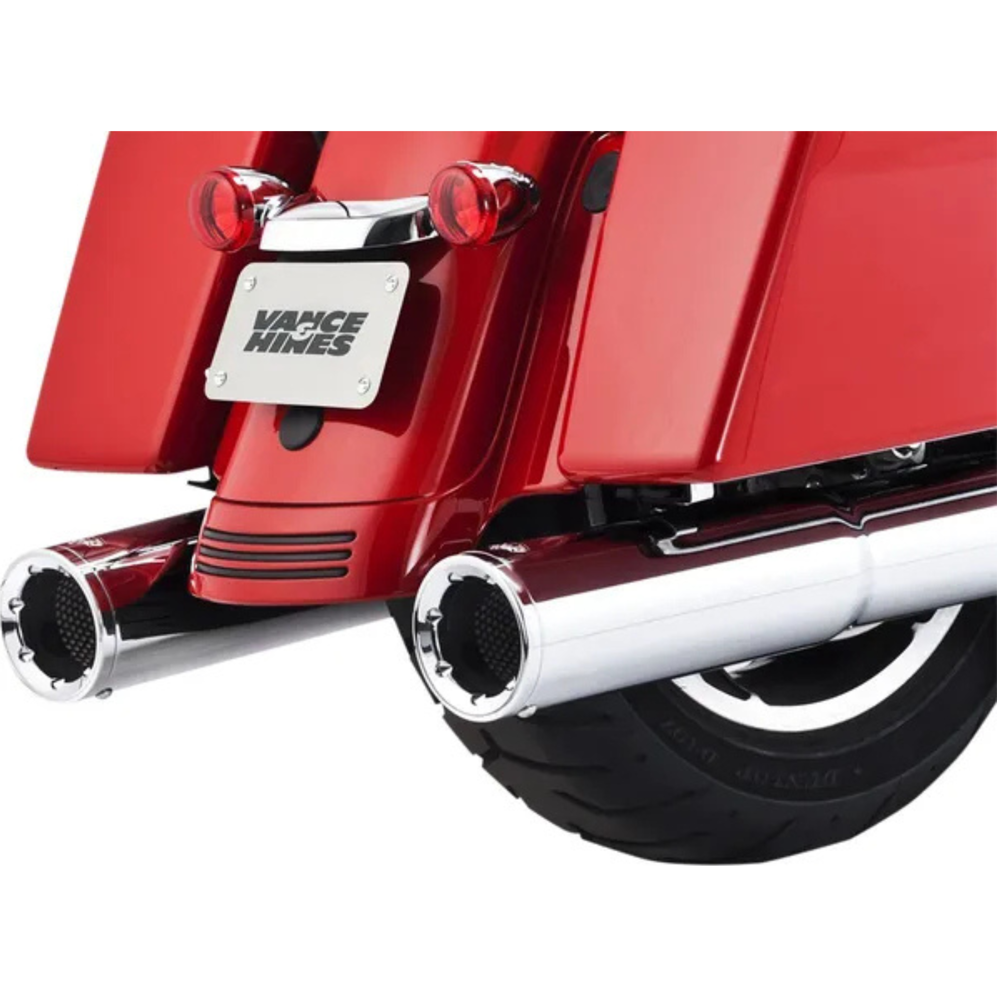 VANCE & HINES - Silencieux 4.5" HI-Output - Touring 17+ Chrome ou Dark Chrome