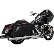 VANCE & HINES - Silencieux Torquer 450 - Touring 17+ Chrome, Noir ou Noir embouts chromés