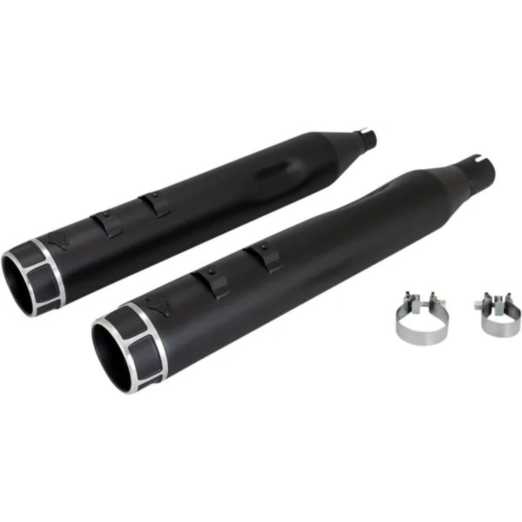 VANCE & HINES - Silencieux Torquer 450 - Touring 17+ Chrome, Noir ou Noir embouts chromés