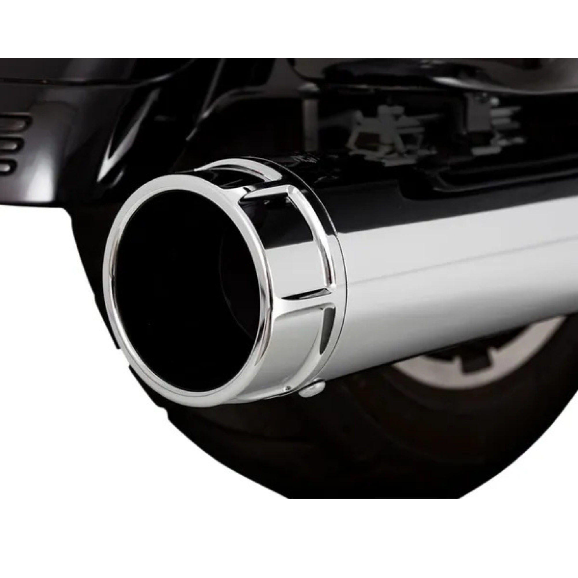 VANCE & HINES - Silencieux Torquer 450 - Touring 17+ Chrome, Noir ou Noir embouts chromés