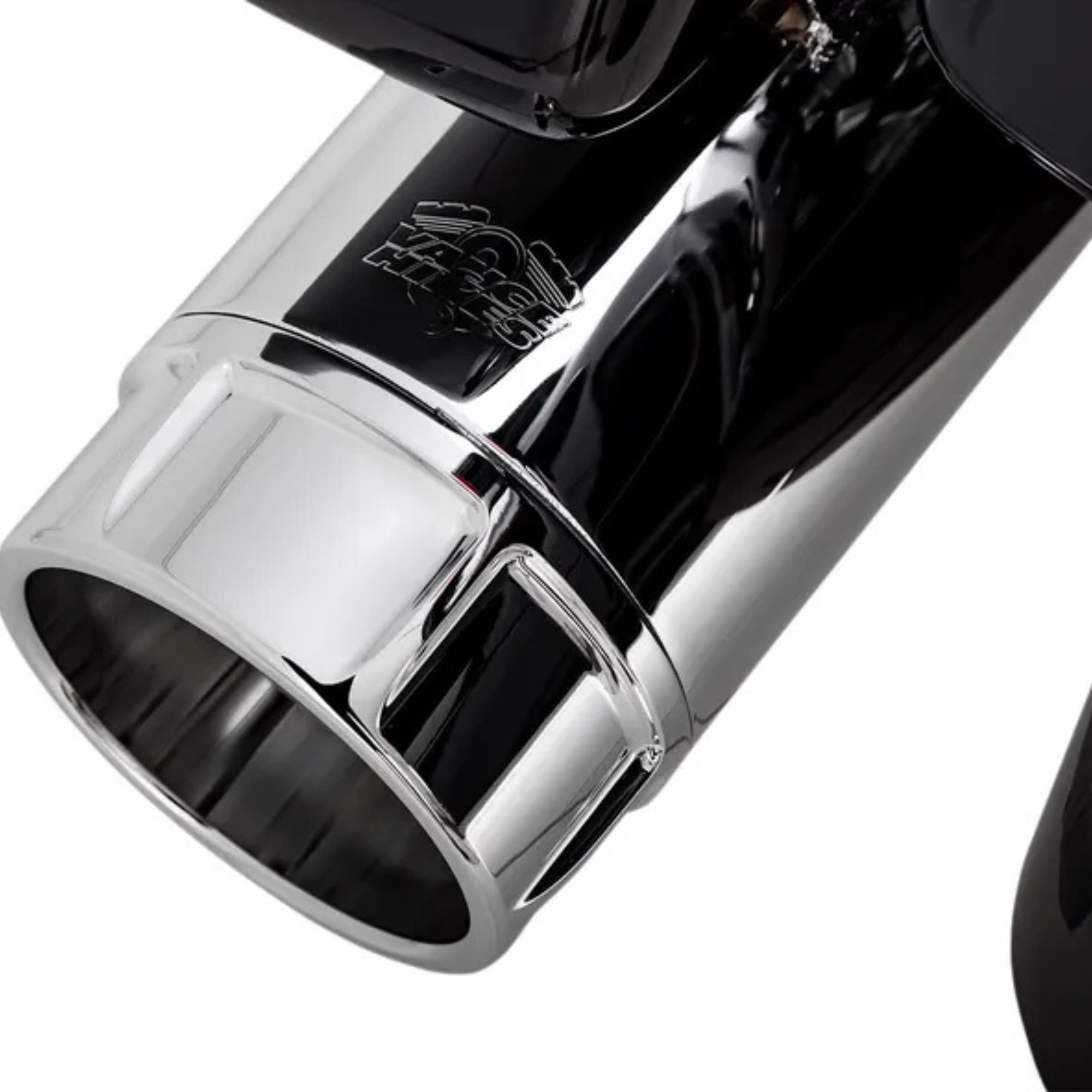 VANCE & HINES - Silencieux Torquer 450 - Touring 17+ Chrome, Noir ou Noir embouts chromés