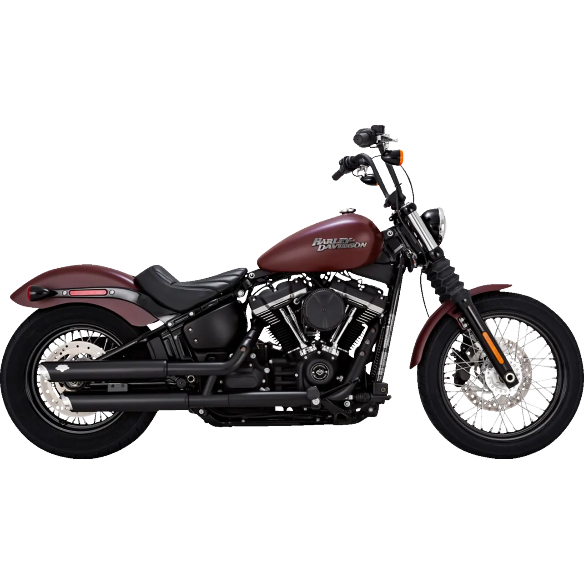 VANCE & HINES - Silencieux 3" Twin Slash PCX - Softail 18-24 Chrome ou Noir