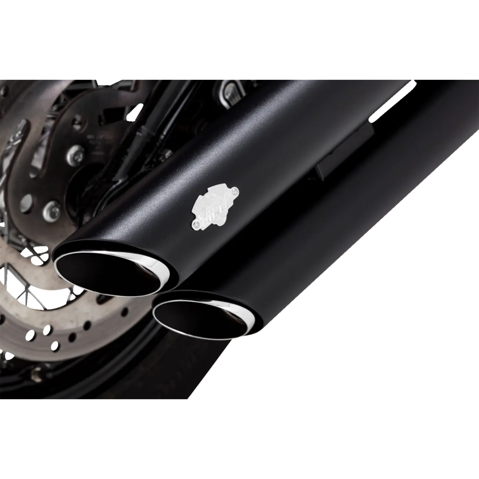 VANCE & HINES - Silencieux 3" Twin Slash PCX - Softail 18-24 Chrome ou Noir