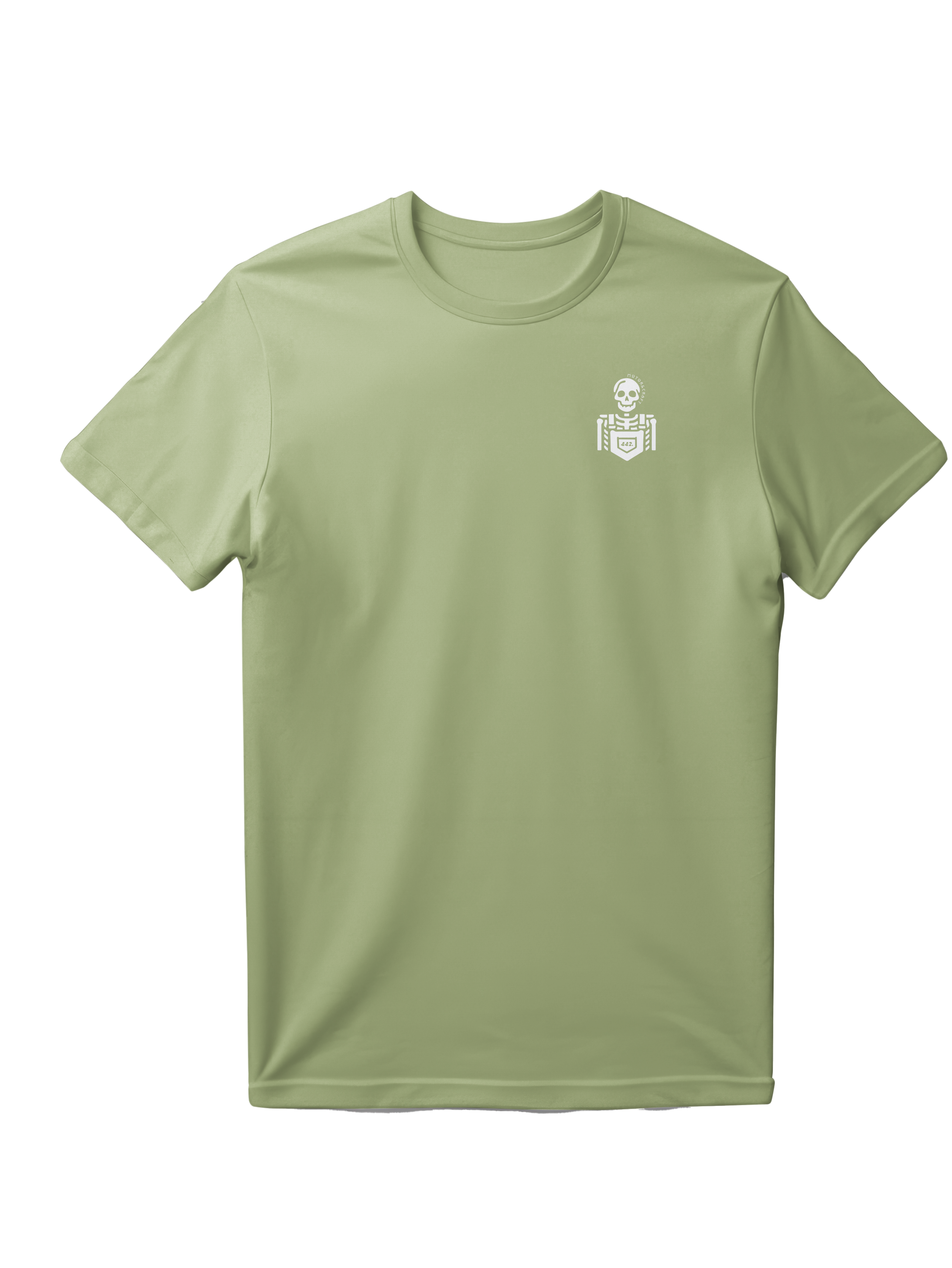 T-shirt 442 "motor & craft" vert tilleul