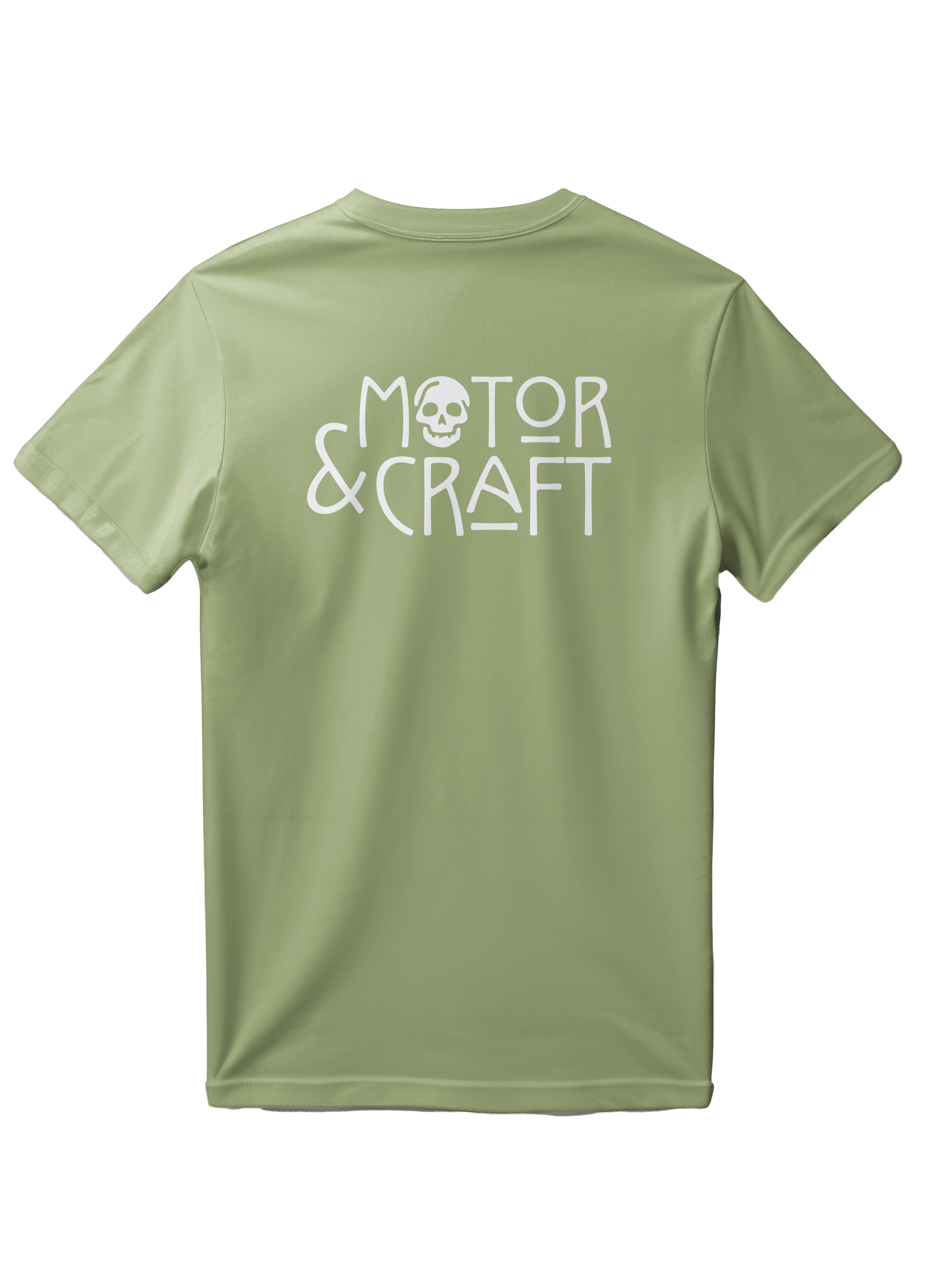 T-shirt 442 "motor & craft" vert tilleul