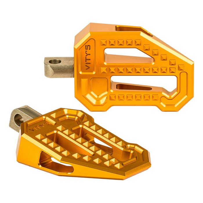 VITY'S - Repose-pieds pegs - Or - Toutes Harley-Davidson