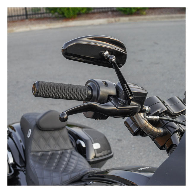 ARLEN NESS - Downdraft Mirror - Black or Chrome