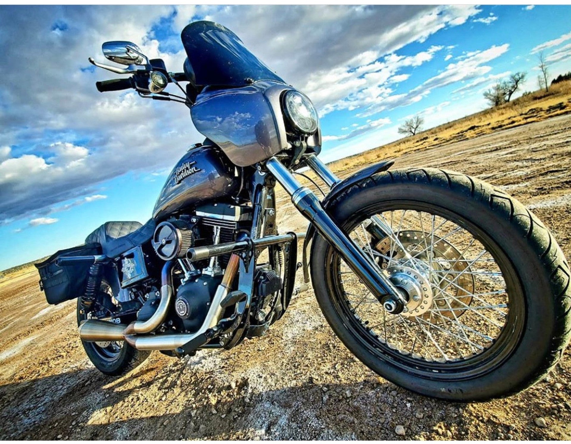 BUNG KING - Crash bar haut DYNA avec commande avancées