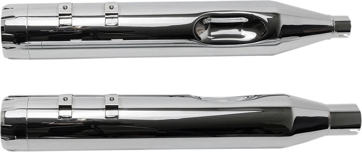 S&S - MK45 Performance Slip-ons - Thruster End Cap Chrome - Touring 17-24 - Chrome