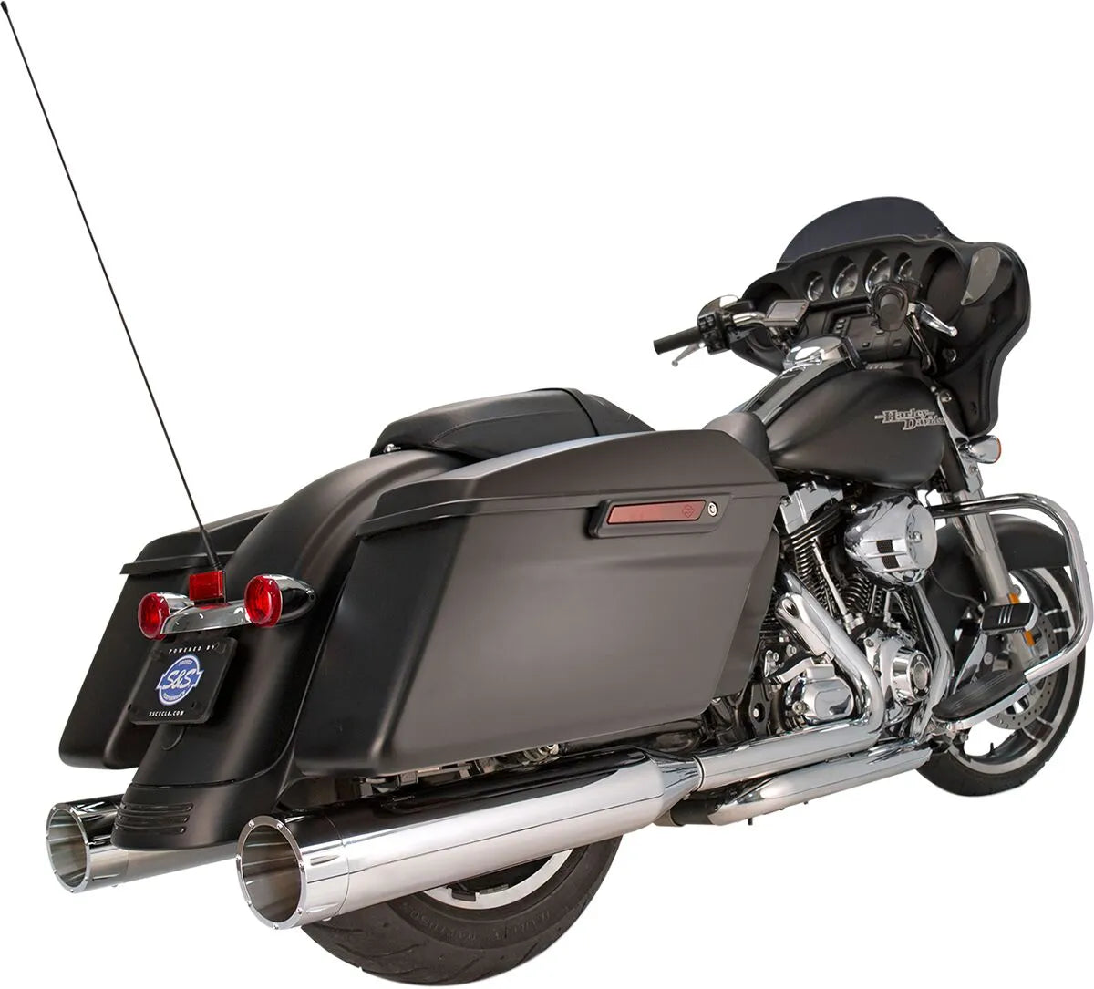 S&S - Silencieux MK45 performance - Embout Tracer chrome - Touring 99-16 - Chrome