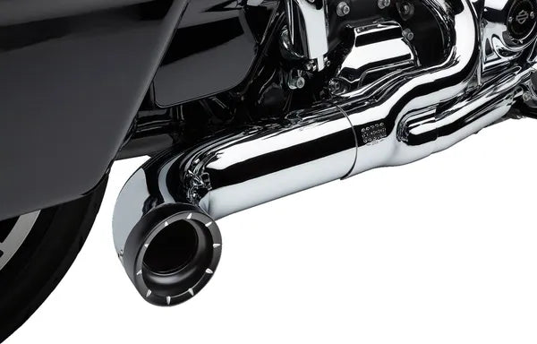 COBRA - 2-into-1 TURNOUT Exhaust - Touring 17+ - Black or Chrome