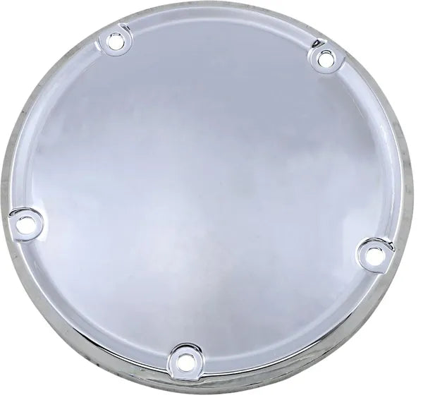 DRAG SPECILTIES - Derby cover Softail M8 - Noir/Chrome/Noir satin/Noir wrinkle