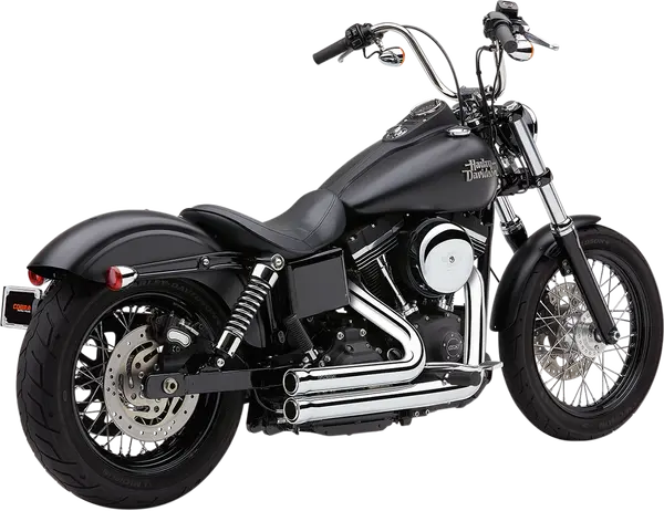 COBRA - Echappements 2 en 2 909 - Dyna 12-17 - Noir ou chrome