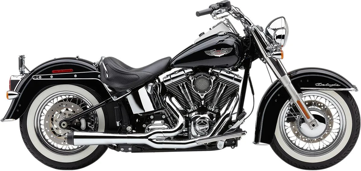 COBRA - Echappement El Diablo 2 en 1 - Softail 12-17 - Noir ou chrome