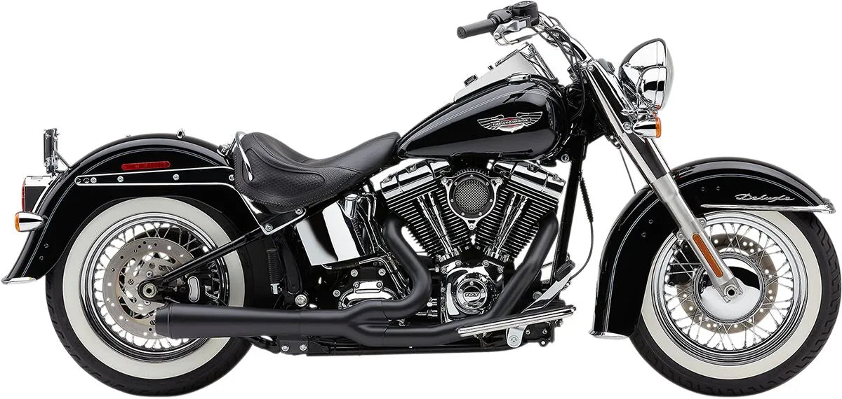 COBRA - El Diablo 2-into-1 Exhaust - Softail 12-17 - Black or Chrome