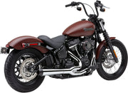 COBRA - Echappement El Diablo 2 en 1 -DELUXE / SLIM / STREET BOB / LOW RIDER S-ST / STANDARD 18+ - Noir ou chrome