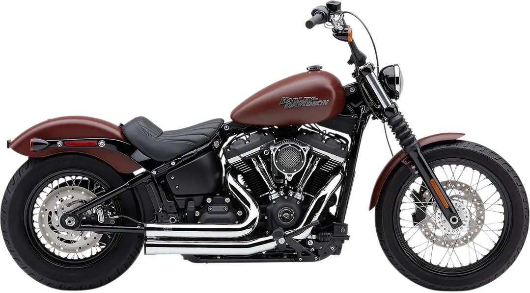 COBRA - Echappement Speedster 2 en 2 -SOFTAIL 18+ - Noir ou chrome