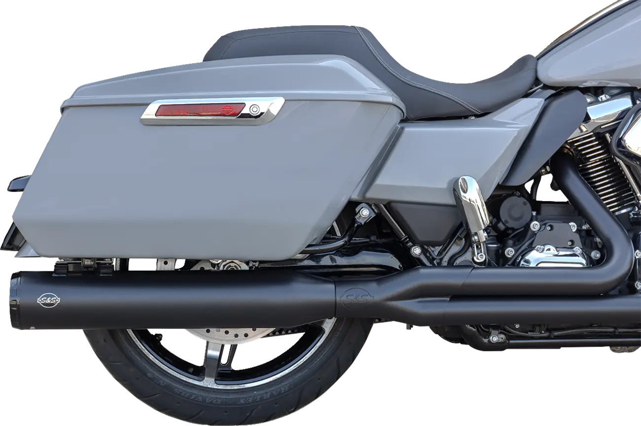S&S - Echappement Grand national 2 en 1 - Touring 17-25 - Noir