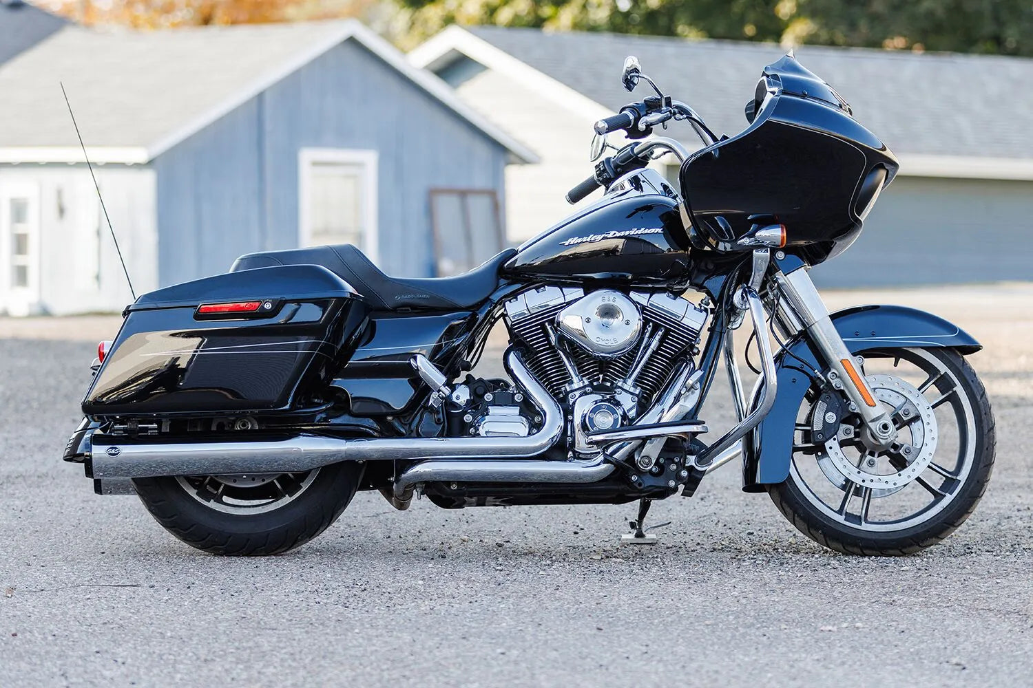 S&S - GNX tuxedo Muffler - Touring 99-16 - Black or Chrome