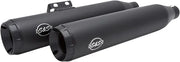S&S - Silencieux Grand National Race - Softail M8 FLFB / FLSL / FXBB / FXBR / FXLR / FXST - Guardian black ou chrome