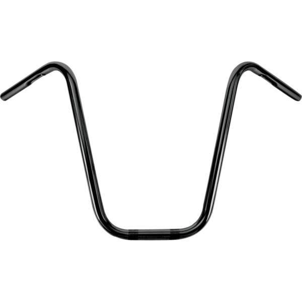 BURLY BRAND Guidon Ape Hanger Narrow - 12"/14"/16" - Noir / Chrome