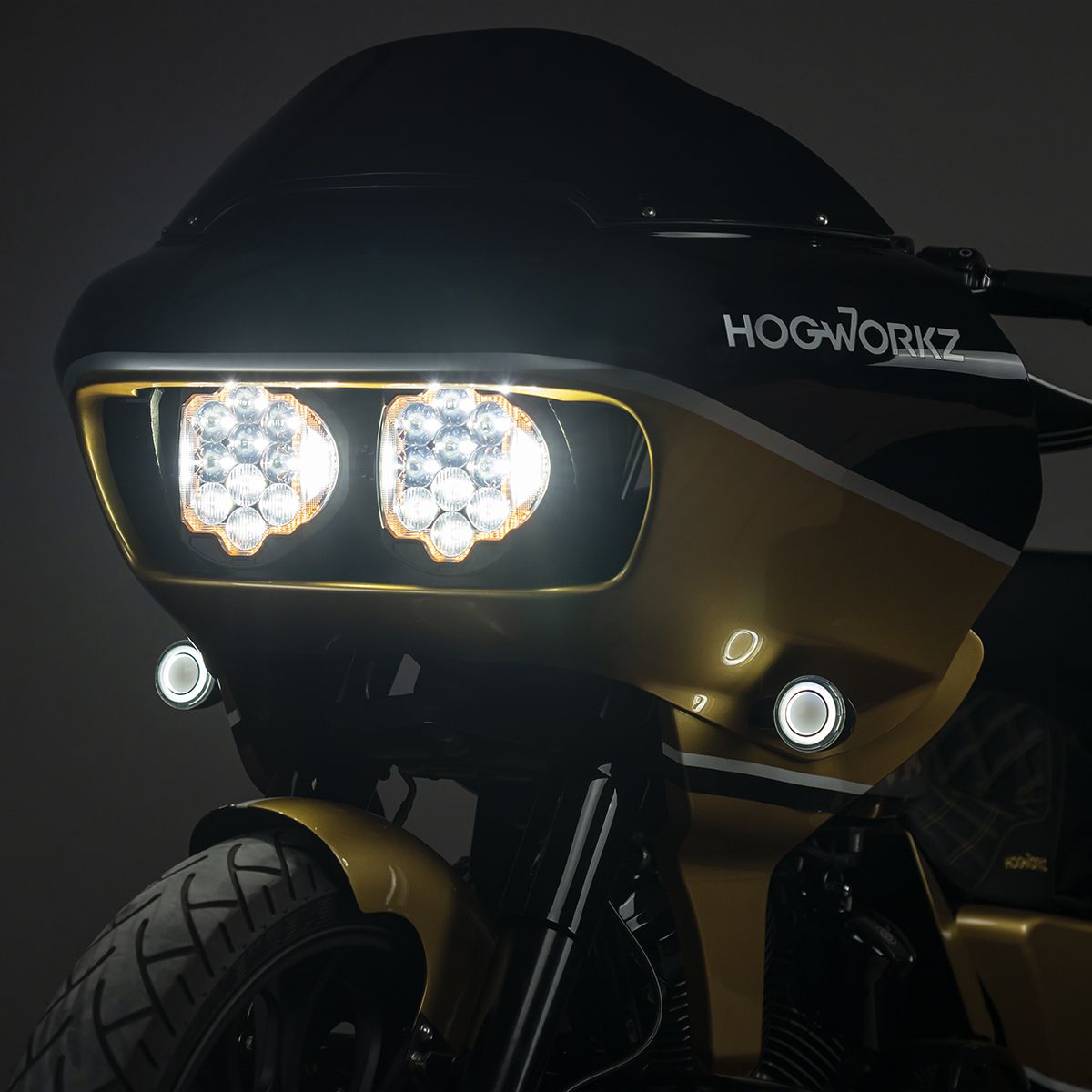 HOGWORKZ - Phare road glide 15-25 - SILVERTOOTH
