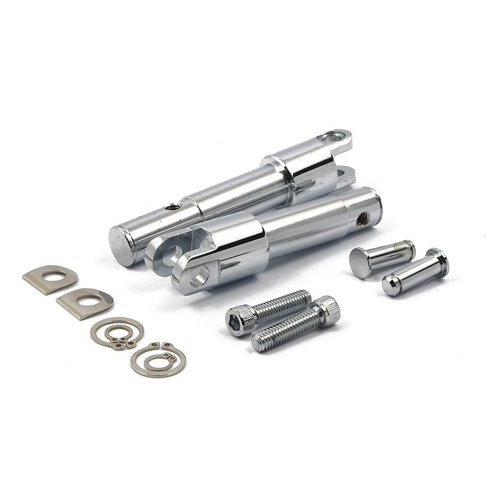 MCS - Kit conversion repose-pieds pour Forty eight et seventy two - Noir / Chrome