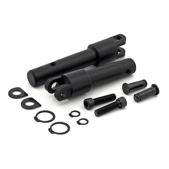 MCS - Kit conversion repose-pieds pour Forty eight et seventy two - Noir / Chrome
