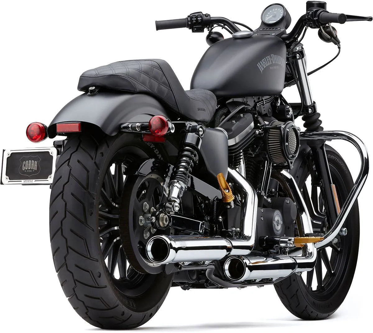 COBRA - Silencieux NH Series  - Sportster 04-13 - Noir ou chrome