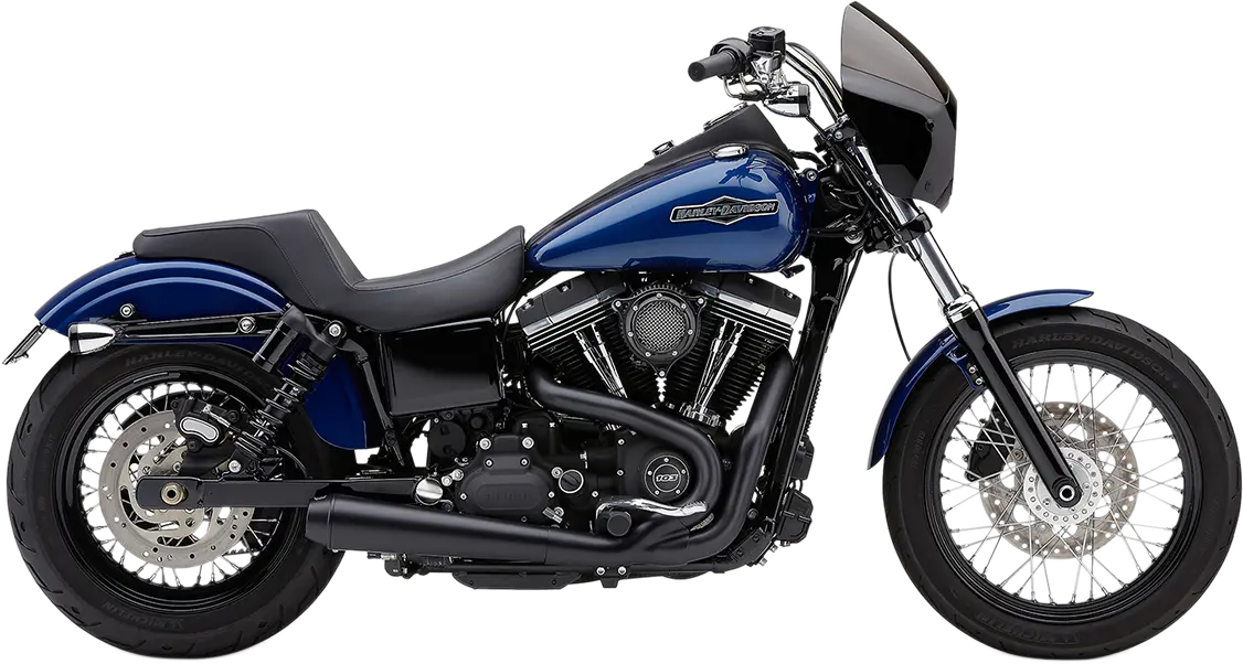 COBRA - EL DIABLO 2-into-1 Exhaust - Dyna 06-11 - Chrome or Black