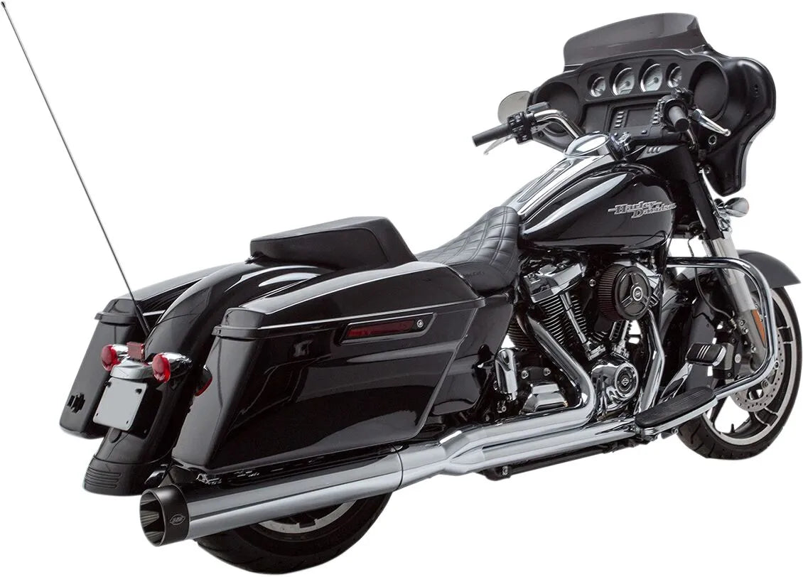 S&S - 2-into-1 Sidewinder Race Version Exhaust - Touring 99-06 - Black or Chrome