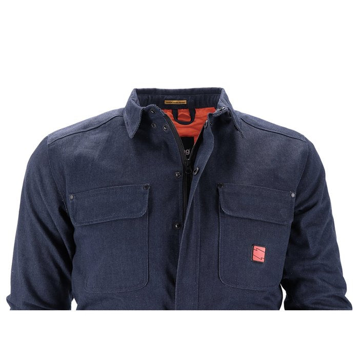 ROEG - Veste moto CHASER - Raw denim