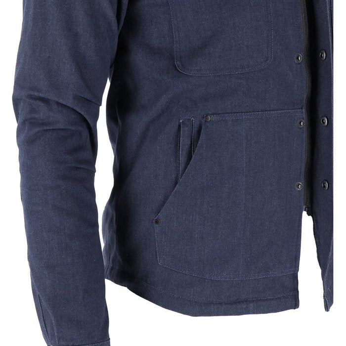 ROEG - Veste moto CHASER - Raw denim