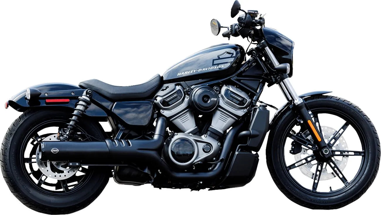 S&S - Silencieux grand national 4,5" - Sportster RH975 - Noir