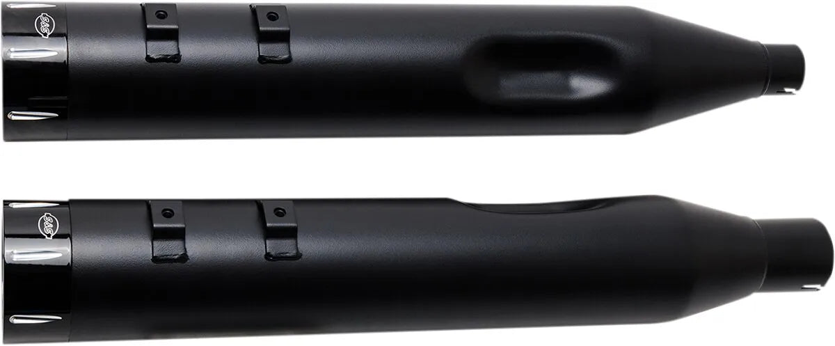 S&S - Silencieux MK45 performance - Embout Tracer black/machined - Touring 99-16 - Noir