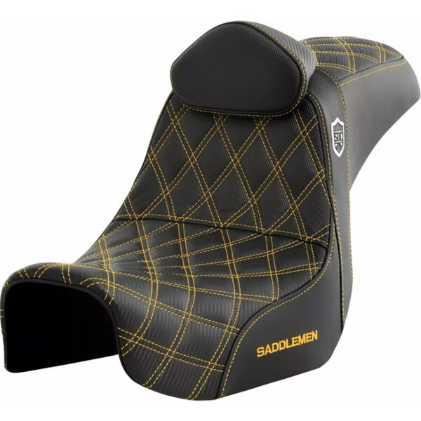 SADDLEMEN Pro Series SDC Seat - Dyna 06-17 - Backrest - 6 colors