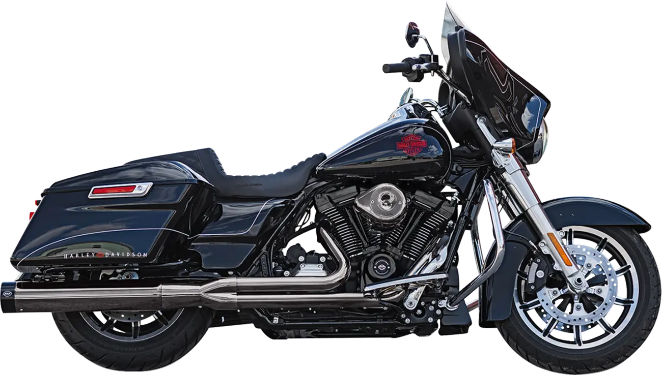 S&S - Sidewinder Race exhaust - Touring 17+ Lava chrome