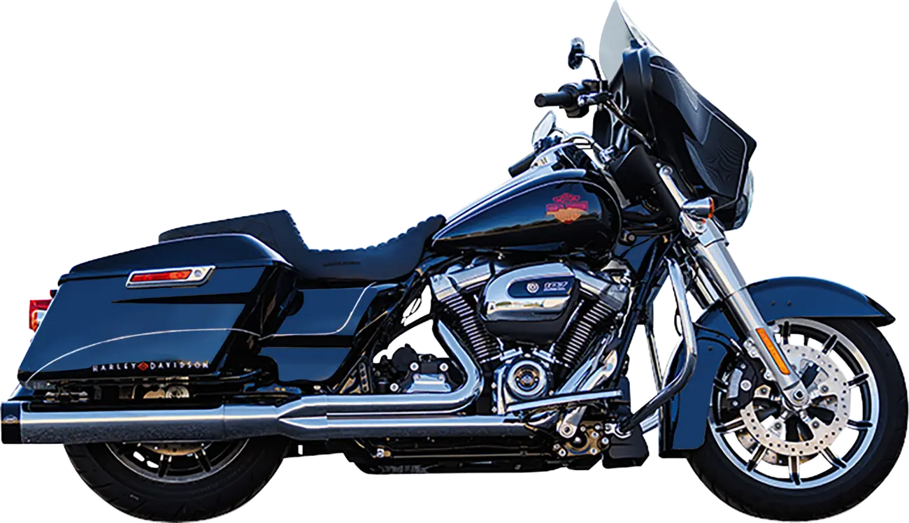 S&S - Sidewinder 2-into-1 Exhaust - Touring 07-16 - Black or Chrome