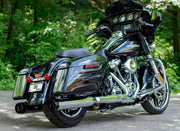 S&S - Silencieux MK45 performance - Embout Thruster black/machined - Touring 17-24 - Chrome