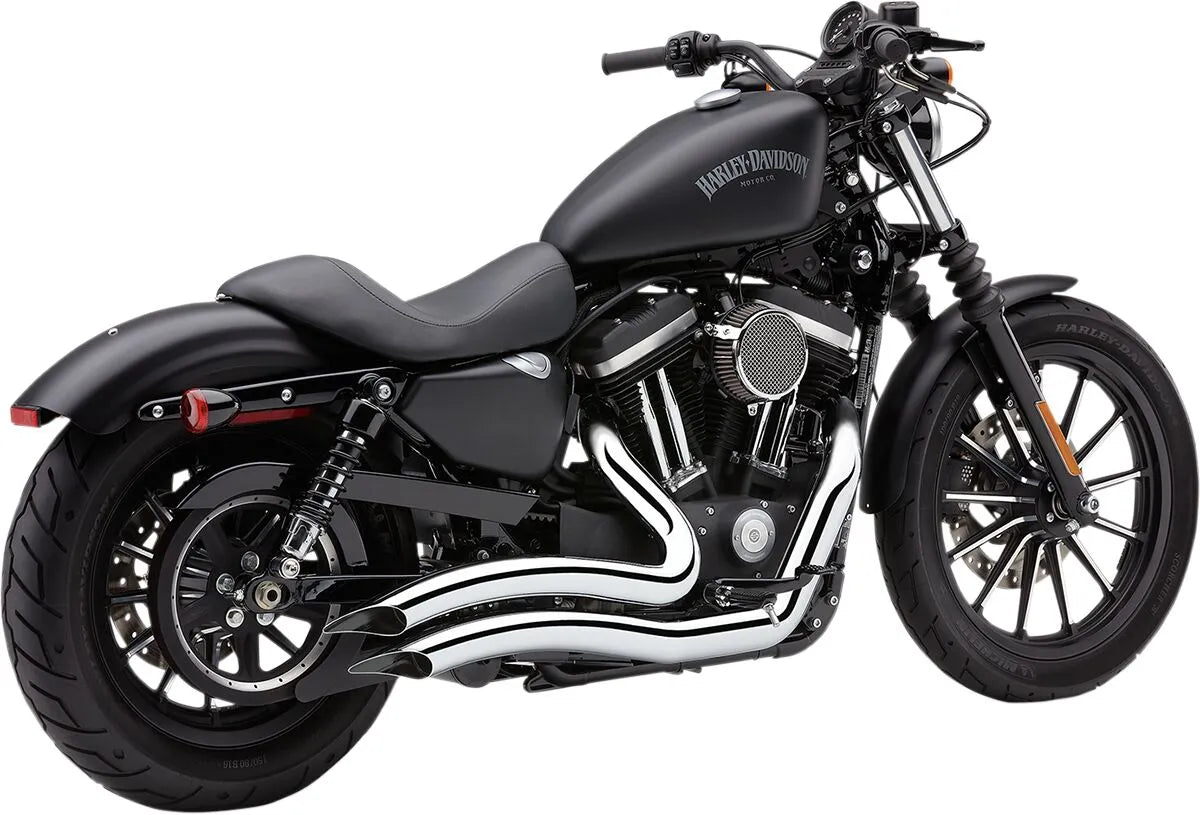 COBRA - Echappement Speedster short swept - Sportster 14-22 - Noir ou chrome